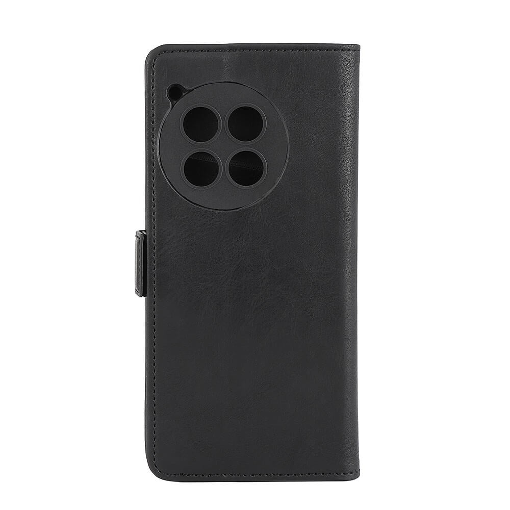 GEAR OnePlus 12R Flippdeksel i Skinn med Lommebok - Svart