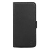 iPhone 15 GEAR Wallet - Flip Deksel i Kunstskinn med Lommebok for 3 Kort - Svart