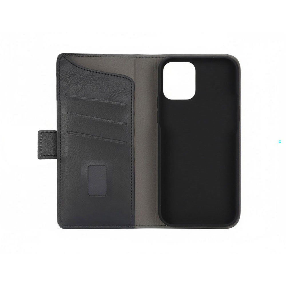iPhone 12 / 12 Pro GEAR Skinndeksel med Lommebok - Svart