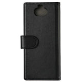 Sony Xperia 10 Gear Wallet - Skinndeksel med Lommebok - Svart