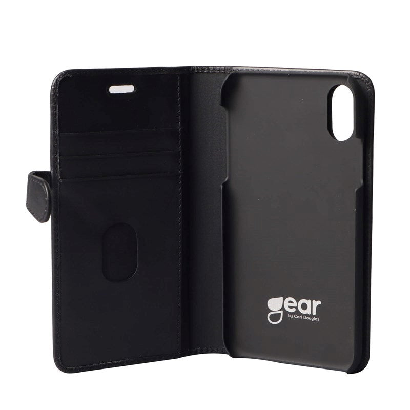Buffalo iPhone XR Buffalo Wallet Skinndeksel med Lommebok Svart