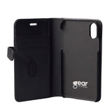 Buffalo iPhone XR Buffalo Wallet Skinndeksel med Lommebok Svart