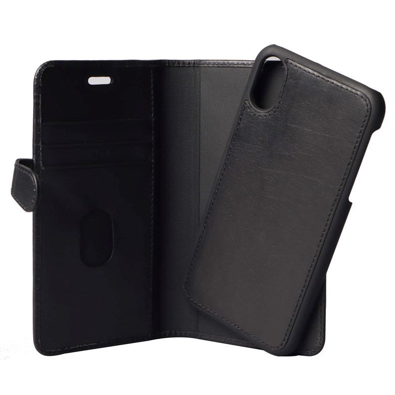 Buffalo iPhone XR Buffalo Wallet Skinndeksel med Lommebok Svart