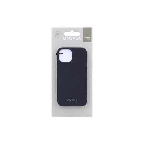 Onsala iPhone 13 Onsala Collection Liquid Silicone Bakdeksel - Black