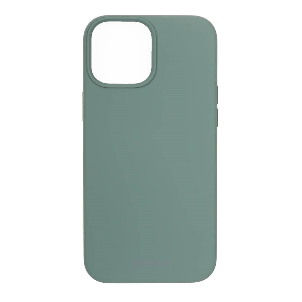 iPhone 13 Pro Max Onsala Collection Liquid Silicone Bakdeksel - Pine Green