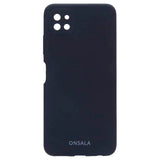 Samsung Galaxy A22 (5G) Onsala Collection Liquid Silicone Bakdeksel - Svart