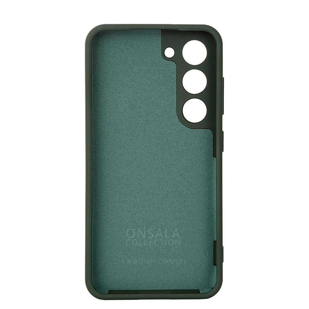 Samsung Galaxy S23 Onsala Silikon Deksel - Mørkegrønn