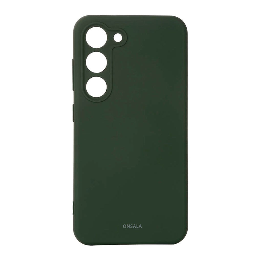 Samsung Galaxy S23 Onsala Silikon Deksel - Mørkegrønn