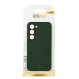 Samsung Galaxy S23 Onsala Silikon Deksel - Mørkegrønn