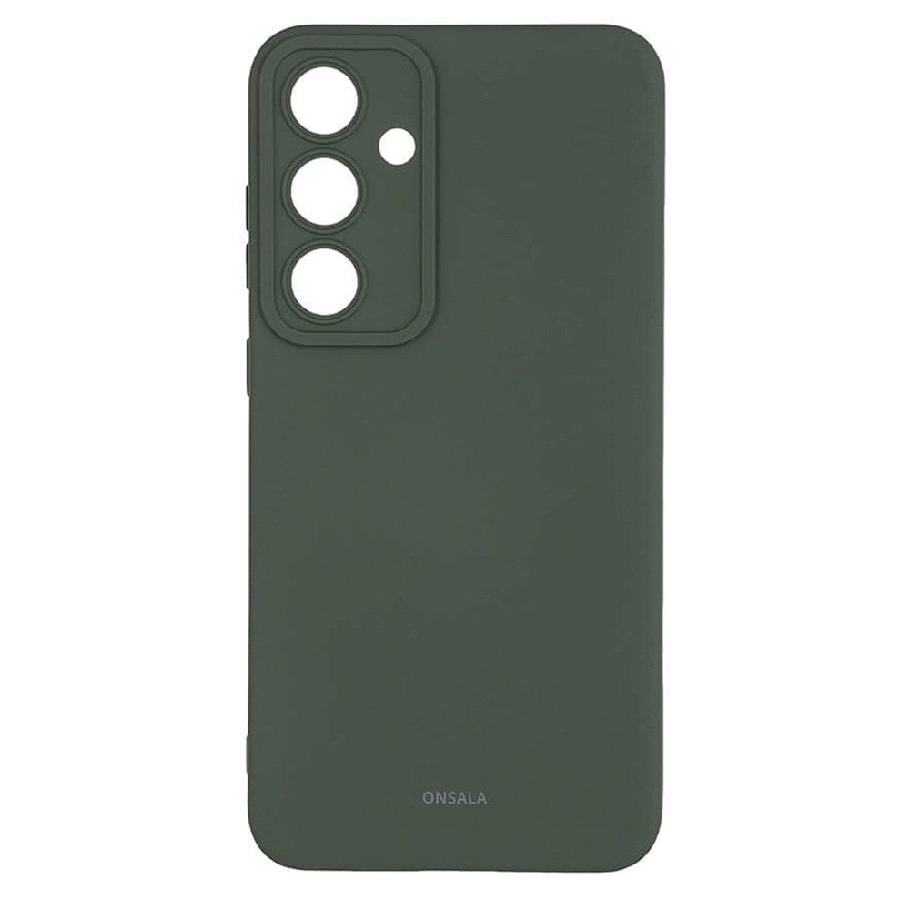Samsung Galaxy S24+ (Plus) Onsala Silikon Deksel - Mørkegrønn