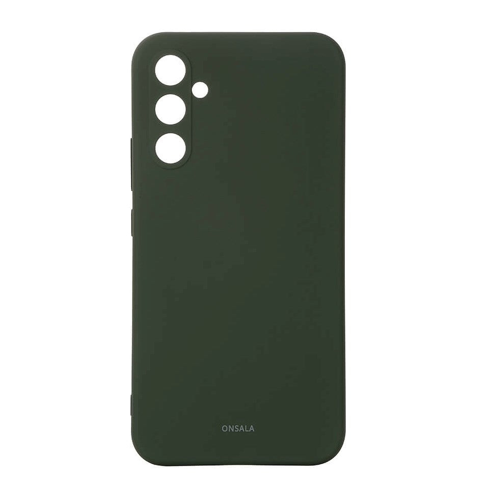 Onsala Samsung Galaxy A35 (5G) Silikon Touch Deksel - Olive Green
