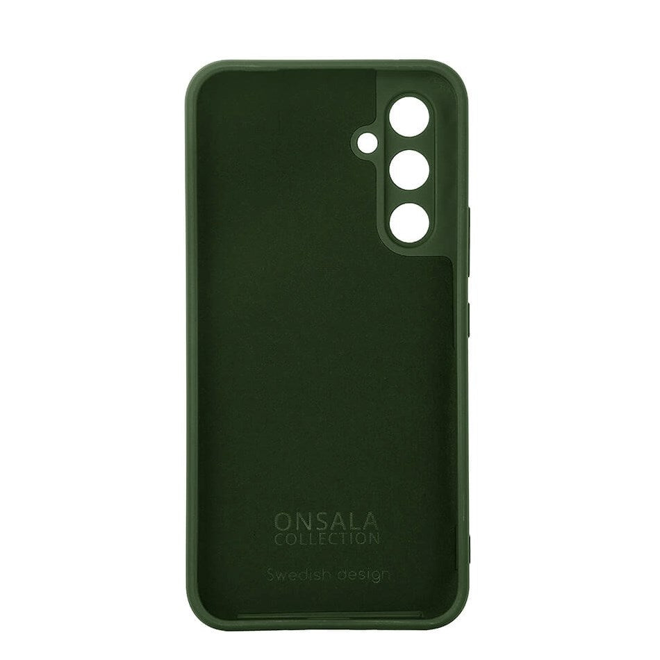 Onsala Samsung Galaxy A55 (5G) Silikon Touch Deksel - Olive Green