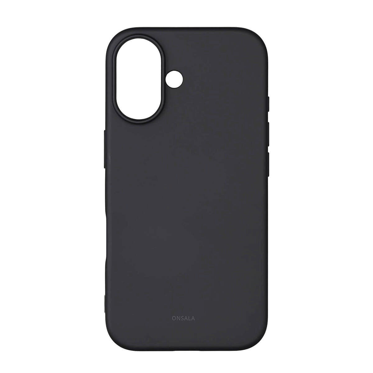 Onsala iPhone 16 Silikon Deksel - MagSafe-kompatibelt - Svart