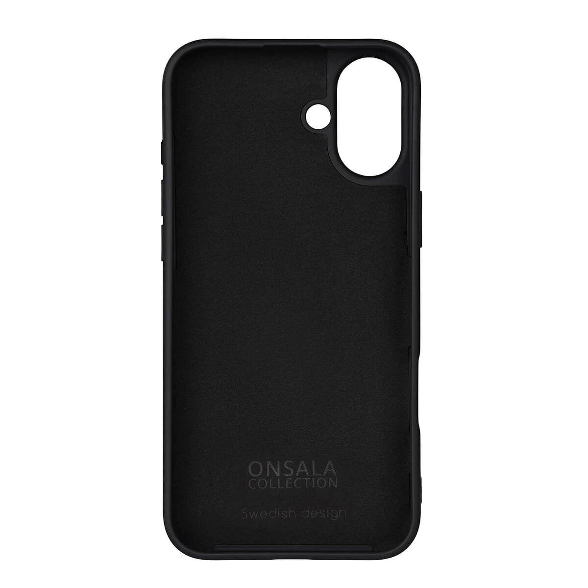 Onsala iPhone 16 Plus Silikon Deksel - MagSafe-kompatibelt - Svart