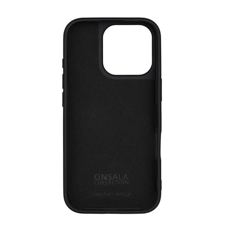 Onsala iPhone 16 Pro Silikon Deksel - MagSafe-kompatibelt - Svart