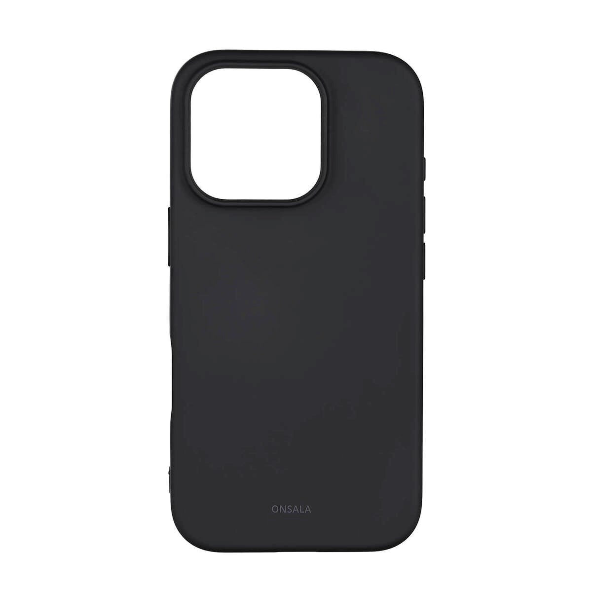 Onsala iPhone 16 Pro Silikon Deksel - MagSafe-kompatibelt - Svart