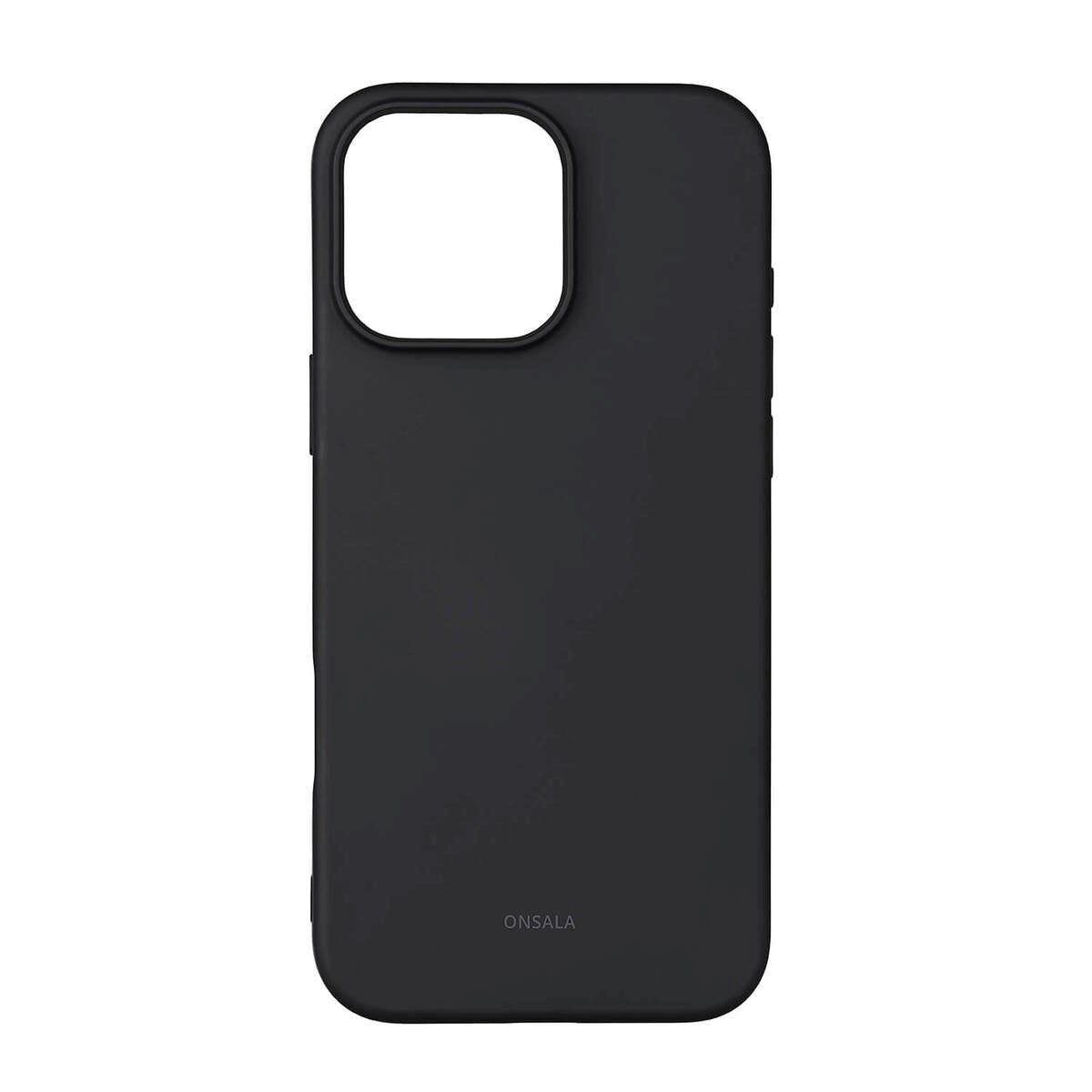 Onsala iPhone 16 Pro Max Silikon Deksel - MagSafe-kompatibelt - Svart