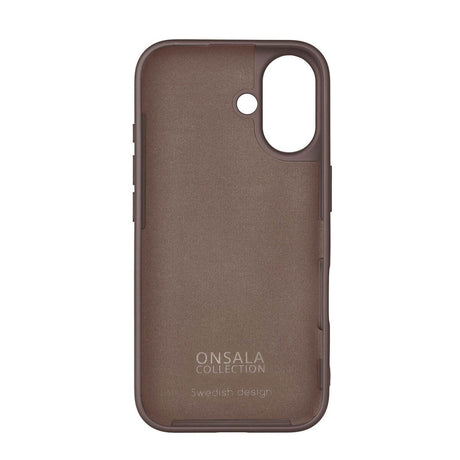Onsala iPhone 16 Silikon Deksel - MagSafe-kompatibelt - Chocolate
