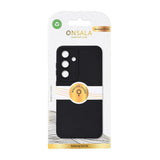 Onsala Samsung Galaxy S25 Silikon Touch Deksel - Black
