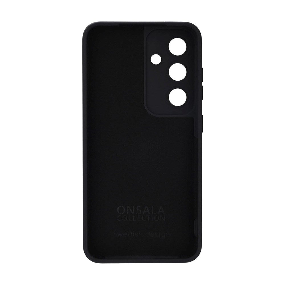 Onsala Samsung Galaxy S25 Silikon Touch Deksel - Black