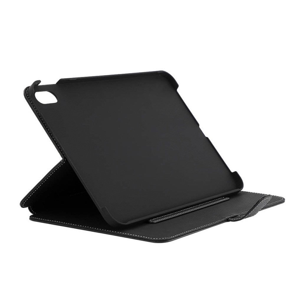 iPad 11" (2025) / iPad 10.9" (2024/2022) Onsala Flip Deksel I Ekte Skinn - Svart