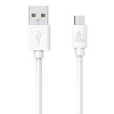 Smartline USB-A til Micro USB Kabel 1 med - Hvit