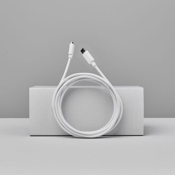 Smartline (27W) USB-C til Lightning Kabel 2 m. - Hvit