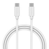 Smartline USB-C til USB-C-Kabel (3A/60W) - 3 m - Hvit