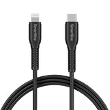Smartline Strong 27W USB-C til Lightning-Kabel 2 Meter - Svart