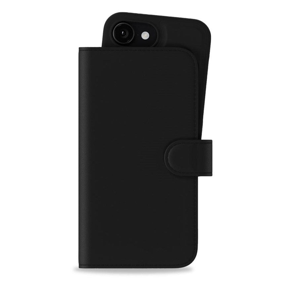 Holdit iPhone 17e / 16e Wallet Case Magnet Plus - Flip Deksel - Black