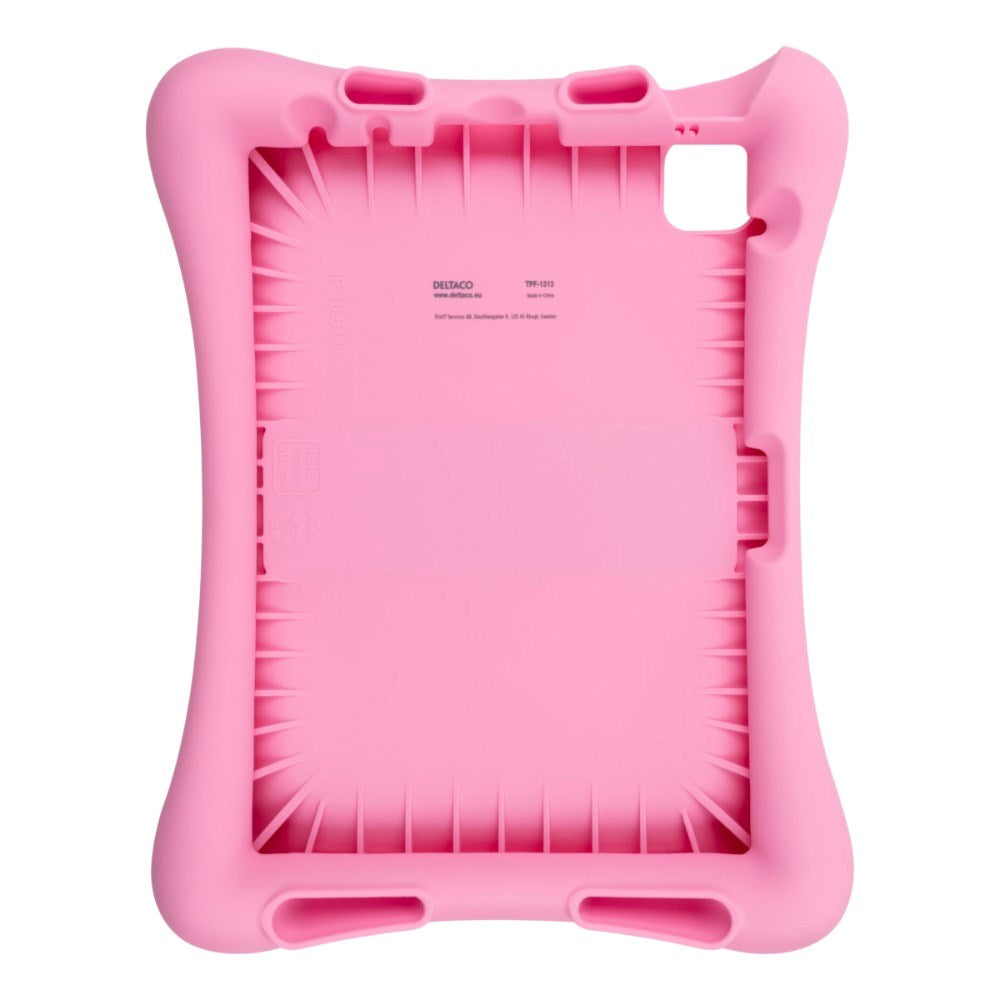 iPad Air 11 (2026-2024) / iPad 10.9" (2024-2022) / iPad Pro 11 (2022-2020) Deltaco Silikon Barnedeksel - Rosa