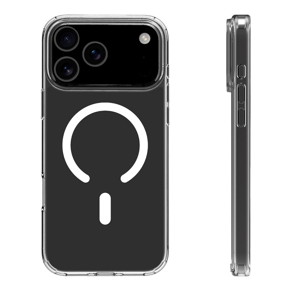 X2O iPhone 17 Pro Max Mag Clear Deksel - MagSafe Kompatibel - Gjennomsiktig
