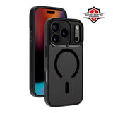 X2O iPhone 17 Pro Mag Frosted Deksel - MagSafe Kompatibel - Matt Svart