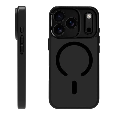 X2O iPhone 17 Pro Mag Frosted Deksel - MagSafe Kompatibel - Matt Svart