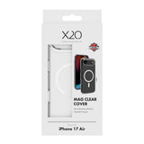 X2O iPhone Air Mag Clear Deksel - MagSafe Kompatibel - Gjennomsiktig