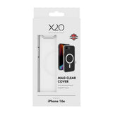 iPhone 17e / 16e X2O Mag Clear Deksel - MagSafe Kompatibel - Gjennomsiktig
