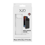 iPhone 18 Pro Max / 17 Pro Max X2O Anti-Shock Deksel - Gjennomsiktig