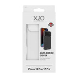 iPhone 18 Pro / 17 Pro X2O Anti-Shock Deksel - Gjennomsiktig