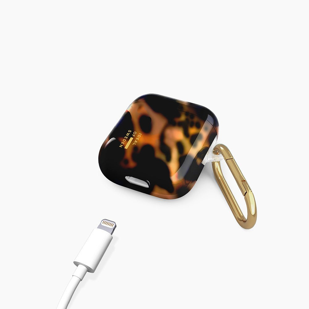 iDeal of Sweden AirPods (1. & 2. Gen.) Clear Case med Karabinkrok - Tortoise