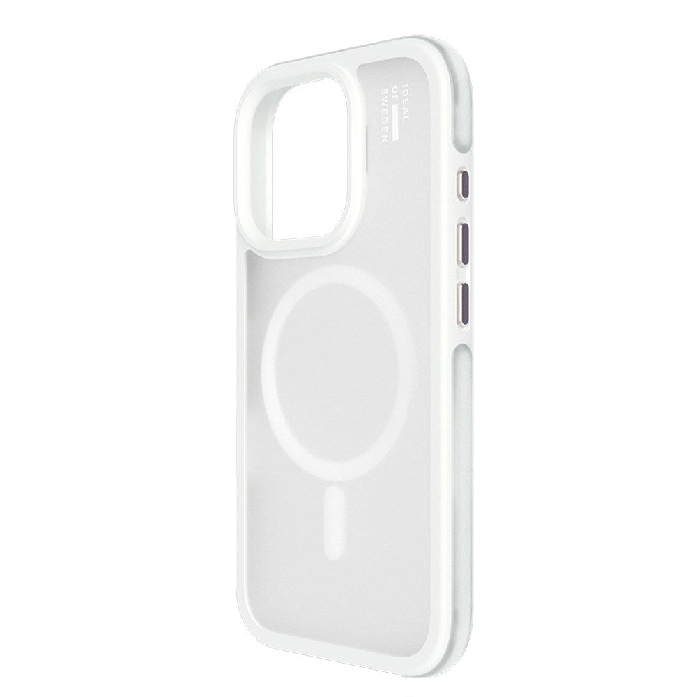 iDeal Of Sweden iPhone 16 Pro Ideal Bumper Deksel - MagSafe Kompatibel - Cloudy White