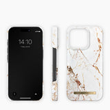 iDeal Of Sweden iPhone 16 Pro Fashion Deksel - MagSafe-Kompatibel - Carrara Gold