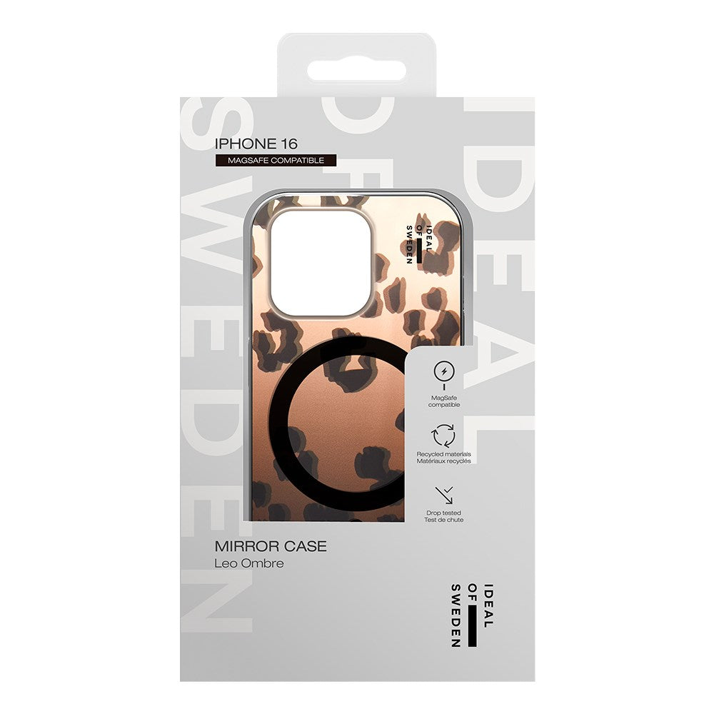 iDeal Of Sweden iPhone 16 Mirror Deksel - MagSafe Kompatibel - Leo Ombre