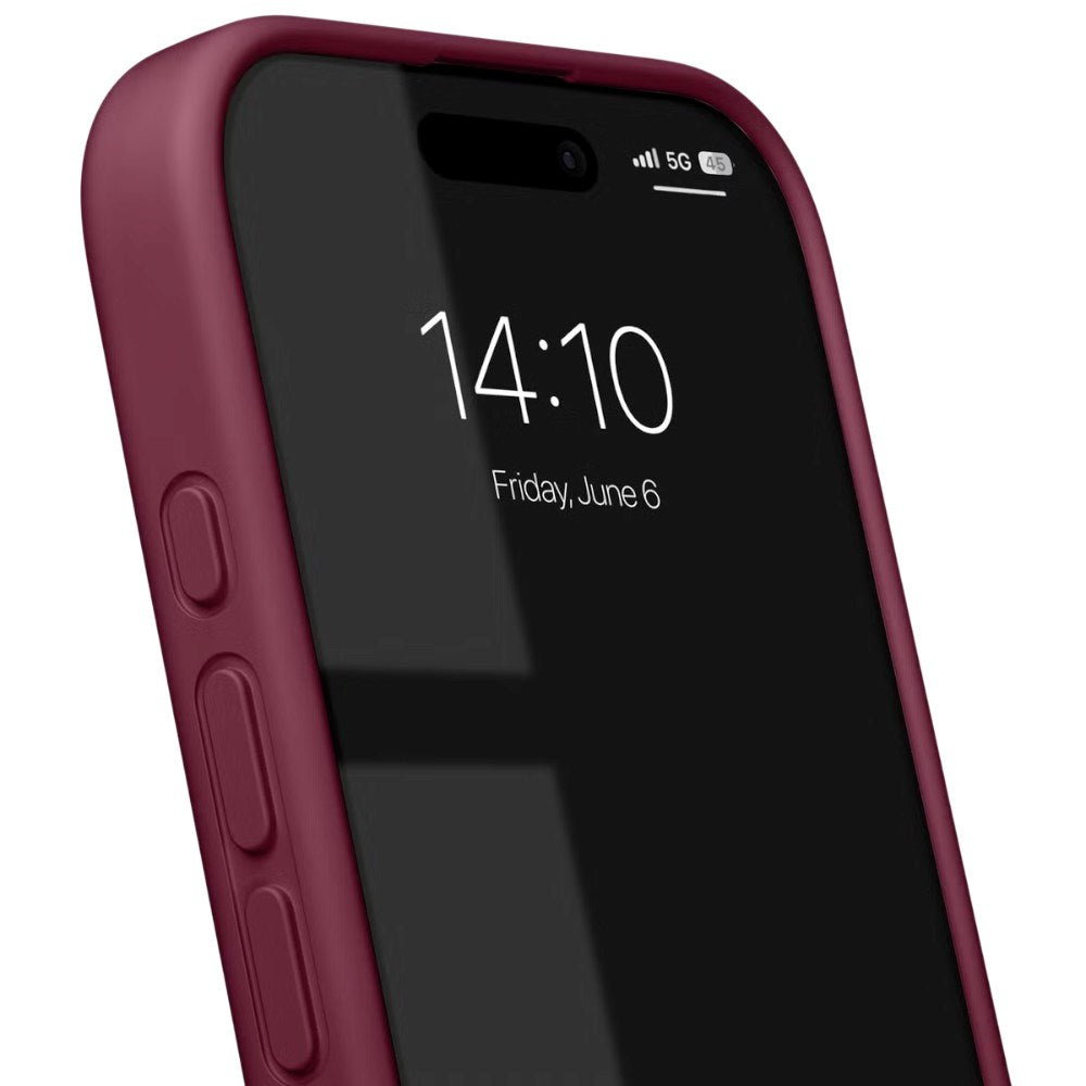 iPhone 16 iDeal Of Sweden Silikon Deksel - MagSafe Kompatibel - Fine Wine