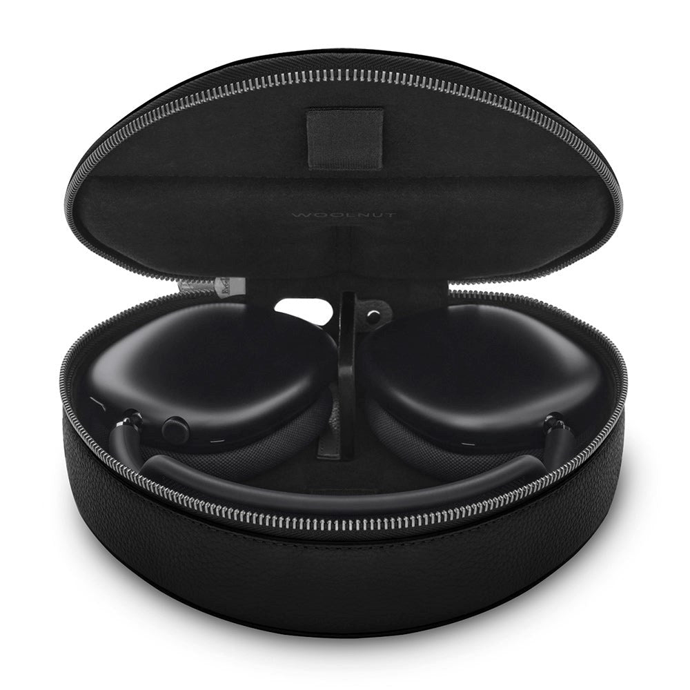 Woolnut AirPods Max / Max 2 Skinn Case - Svart
