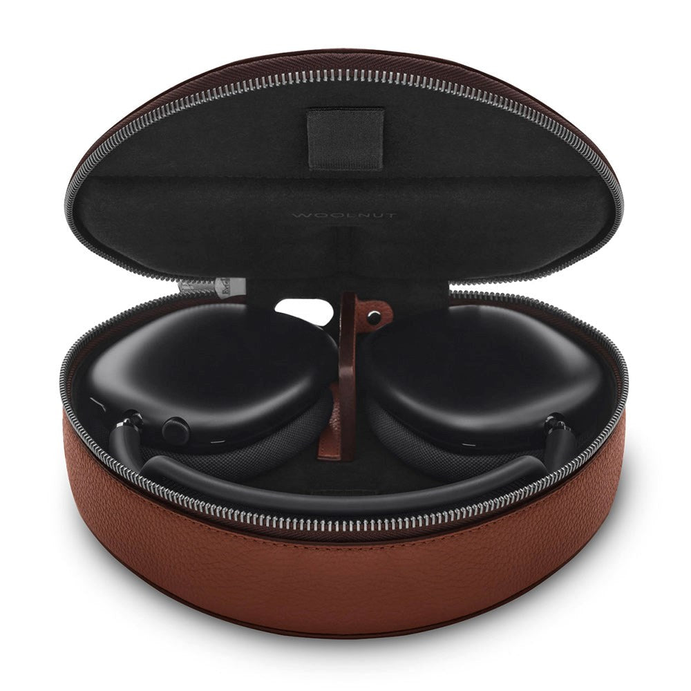 Woolnut AirPods Max / Max 2 Skinn Case - Brun