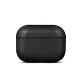 WOOLNUT Apple AirPods Pro (3. gen.) Ekte Skinn Deksel - Svart
