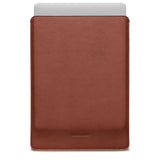 MacBook Neo 13 A18 Pro (2026) Woolnut Leather Sleeve - Brun