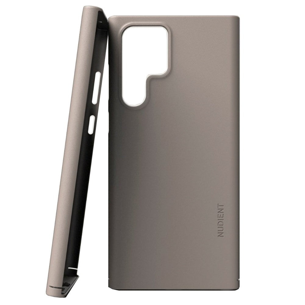 Nudient Thin Case V3 Samsung Galaxy S22 Ultra Deksel - Clay beige