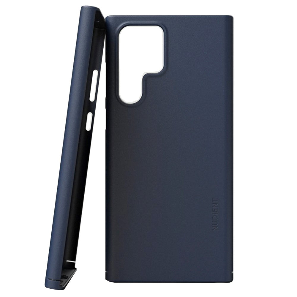 Nudient Thin Case V3 Samsung Galaxy S22 Ultra Deksel - Midwinther blue