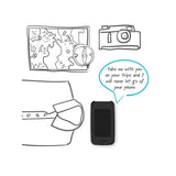 Zens Powerbank 4500 mAh m. Trådløs Lading - Svart